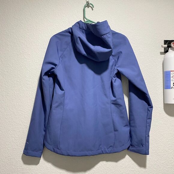 NEW Columbia Full Zip Hooded Omni-Wind Waterproof Breathable Jacket Blue Medium - Picture 3 of 16